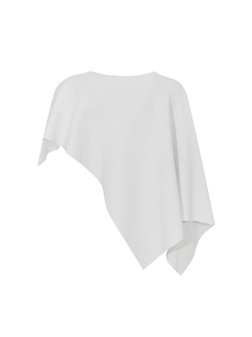 Cappa Lila in maglia di viscosa Bianco Liviana Conti | F6SA14A01-0